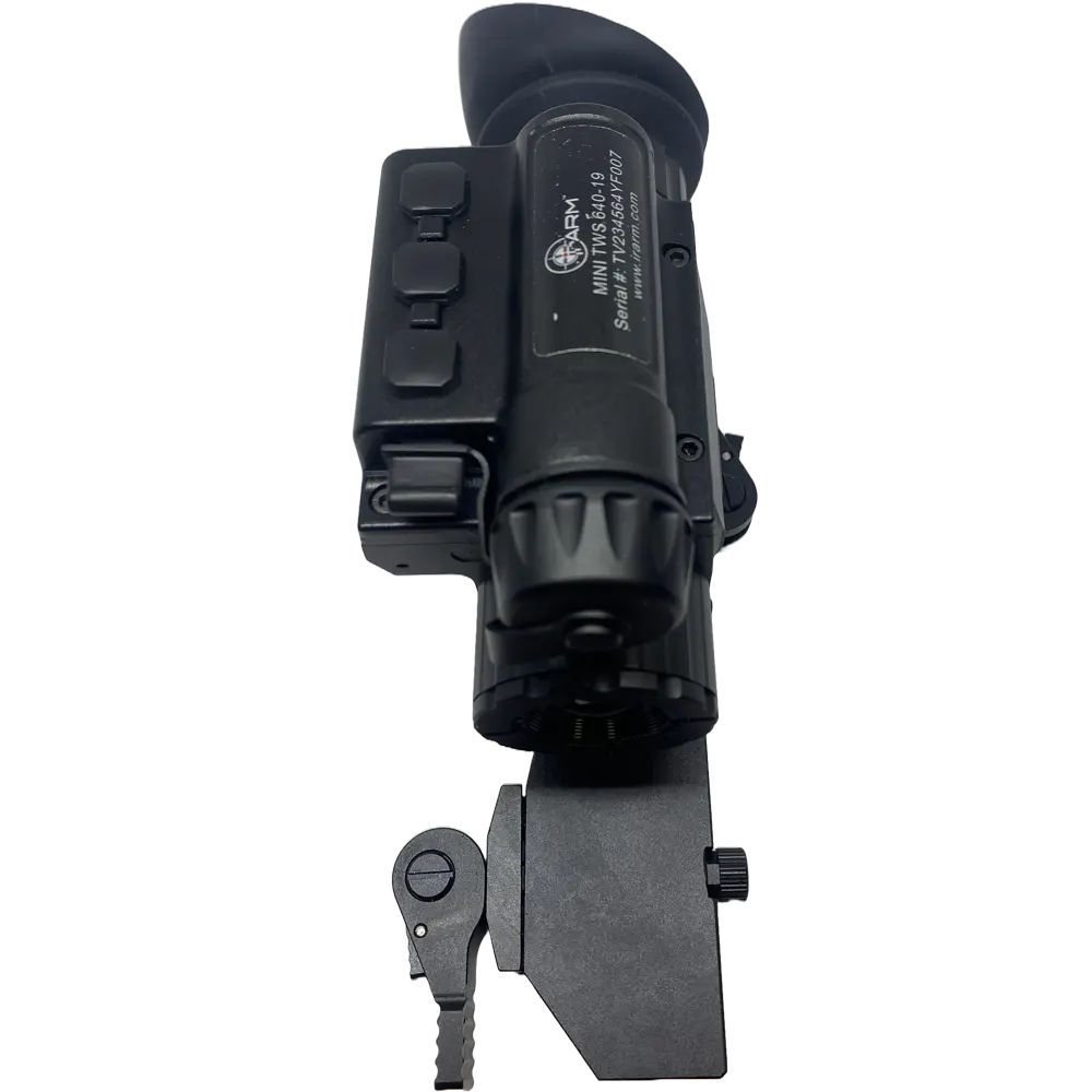 Mini 640 Thermal Scope Mounted top Mini 640 Thermal Scope Mounted Frontview Top