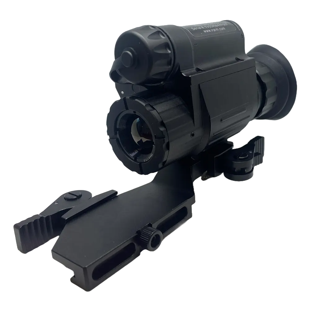 Mini 640 Thermal Scope Mounted Mini 640 Thermal Scope Mounted Sideview Back